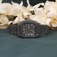 Full Black Moissanite Iced Out Watch For Man