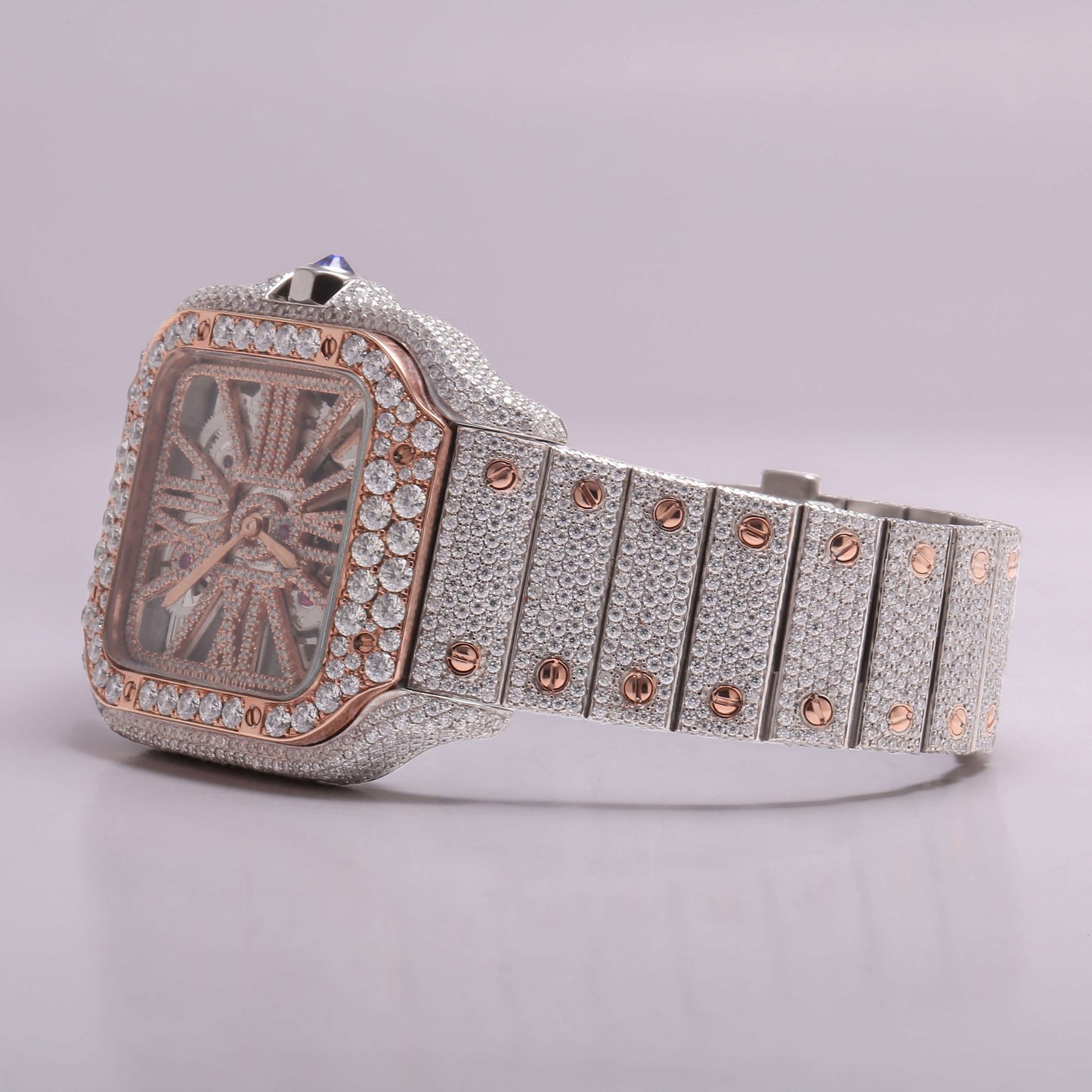 Full Studded Skeleton Edition Bust Down Luxury Watch