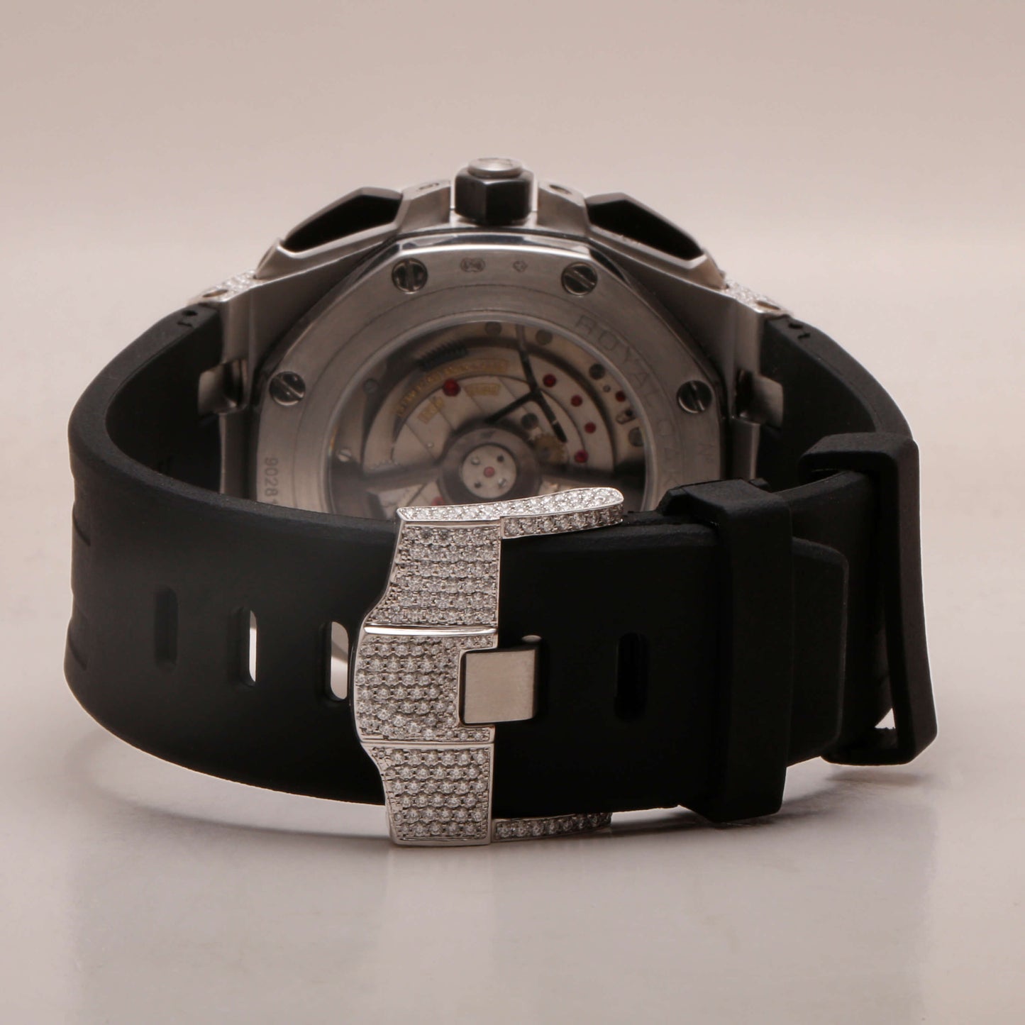 Half Iced Moissanite Chronograph Versatile Hip Hop Watch